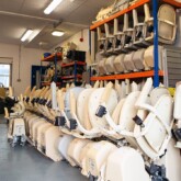 Well stocked repair facility